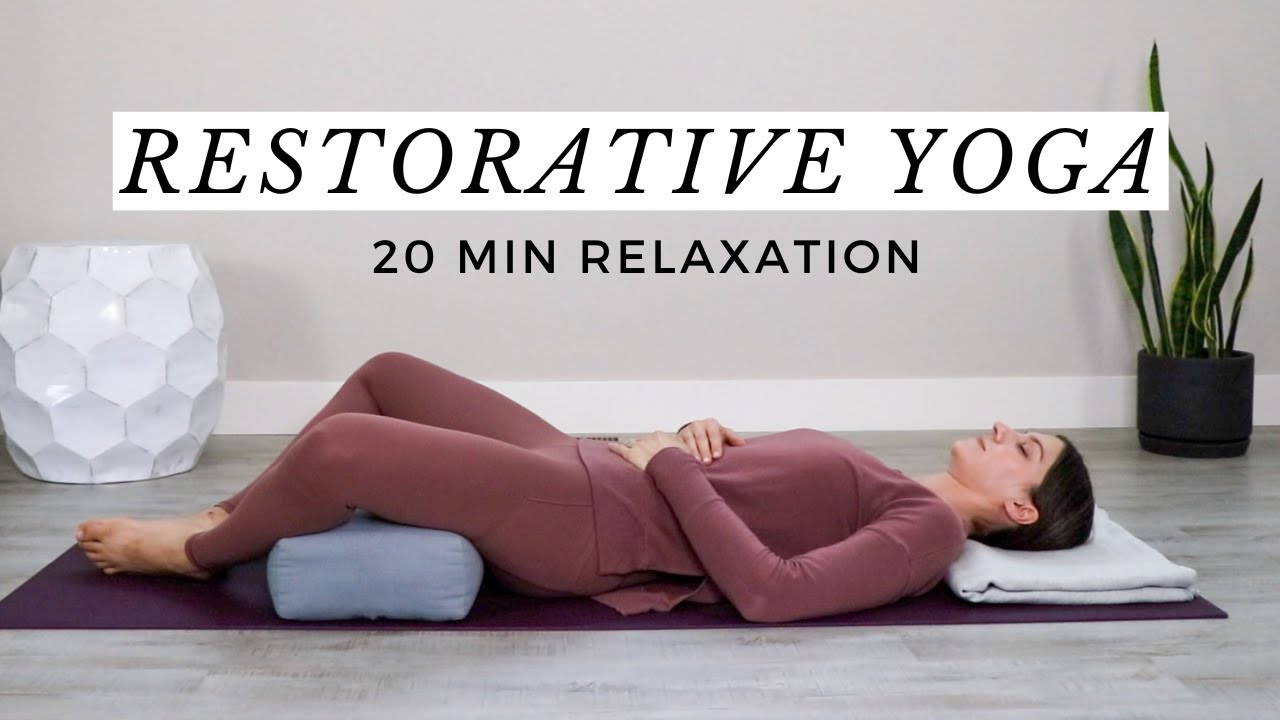 Beginner-Friendly Restorative Yoga Class With Props 20 Minutes