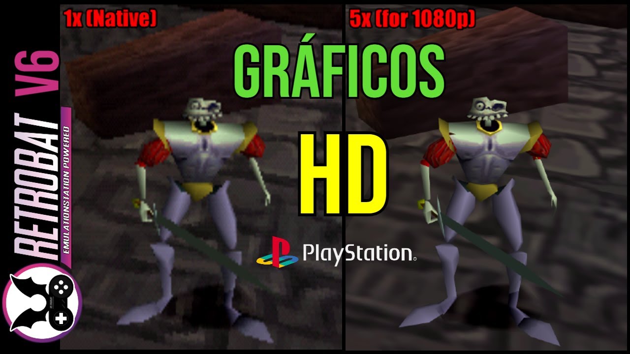 RETROBAT V6 ⭐ GR&Aacute;FICOS HD ⭐ PlayStation 🕹️ F&Aacute;CIL Y R&Aacute;PIDO