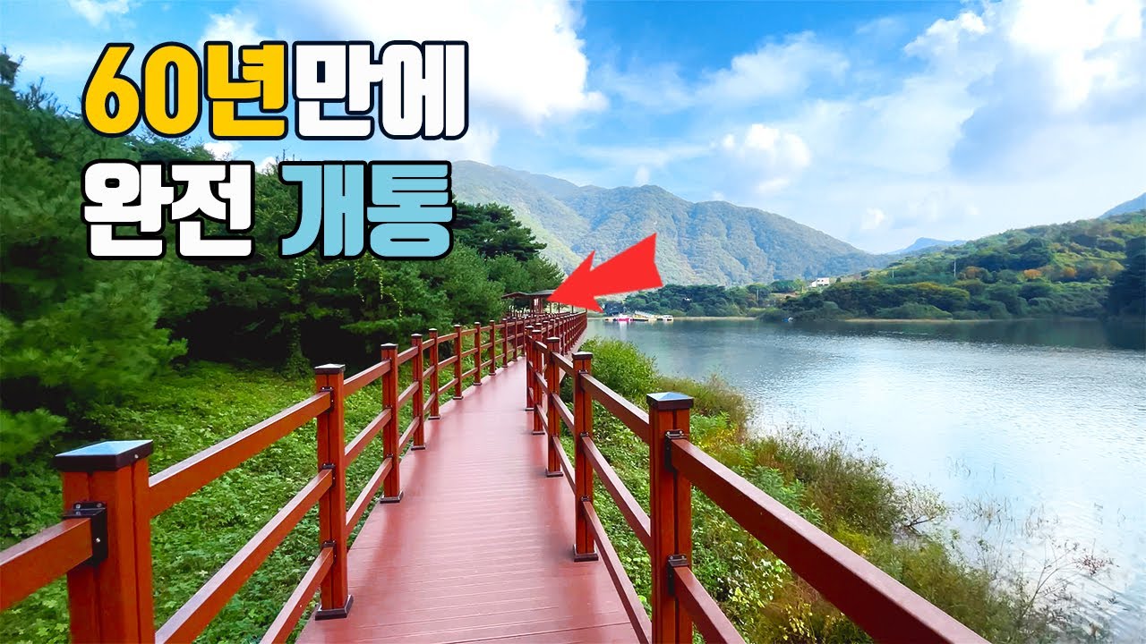 호수둘레길 드디어 개통👏 60여년 만에 일반인 출입 가능🤗 명품숲길과 순환형 둘레길로 연결돼 더 길~어졌어요💚