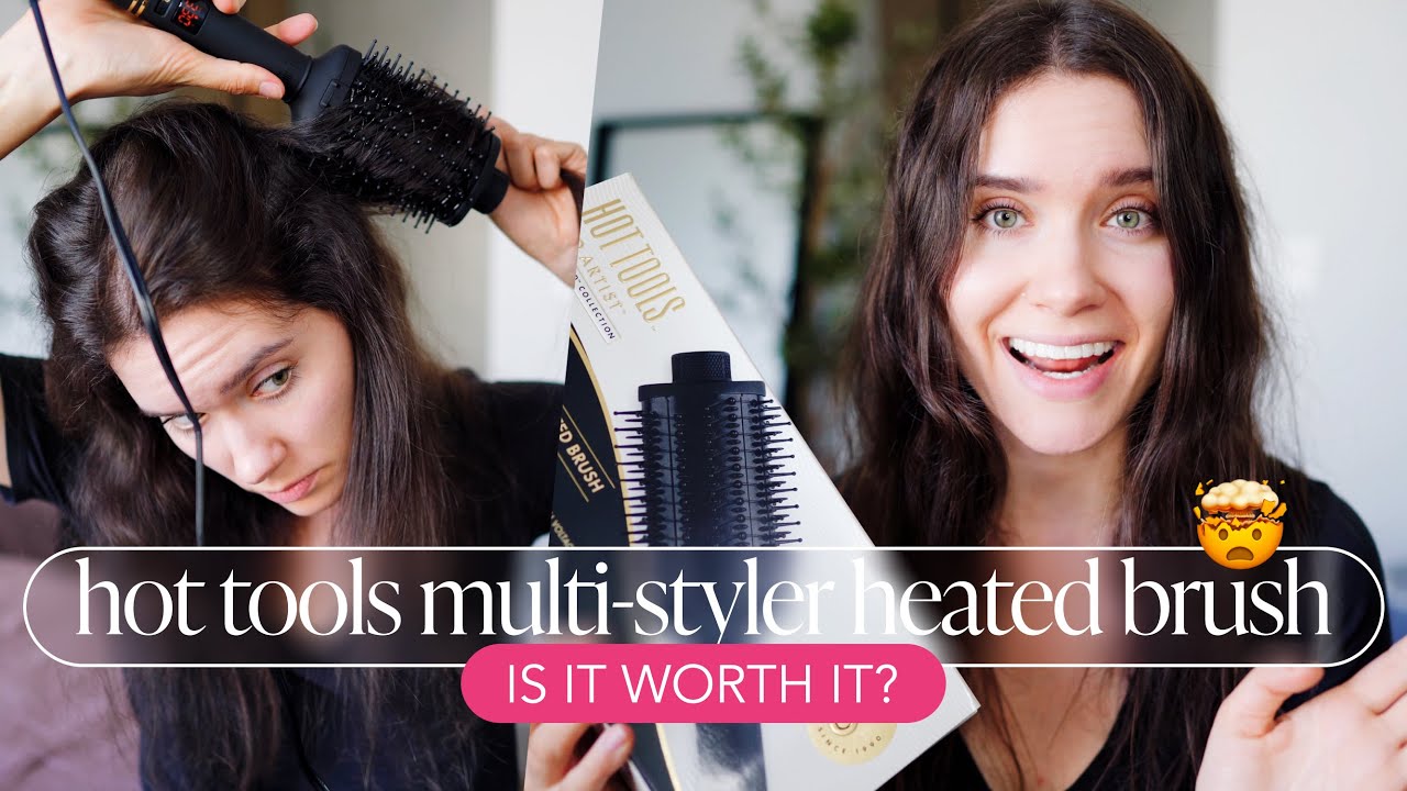 Тестирование термощетки Hot Tools Professional Black Gold Multi Styler (не рекламное объявление)