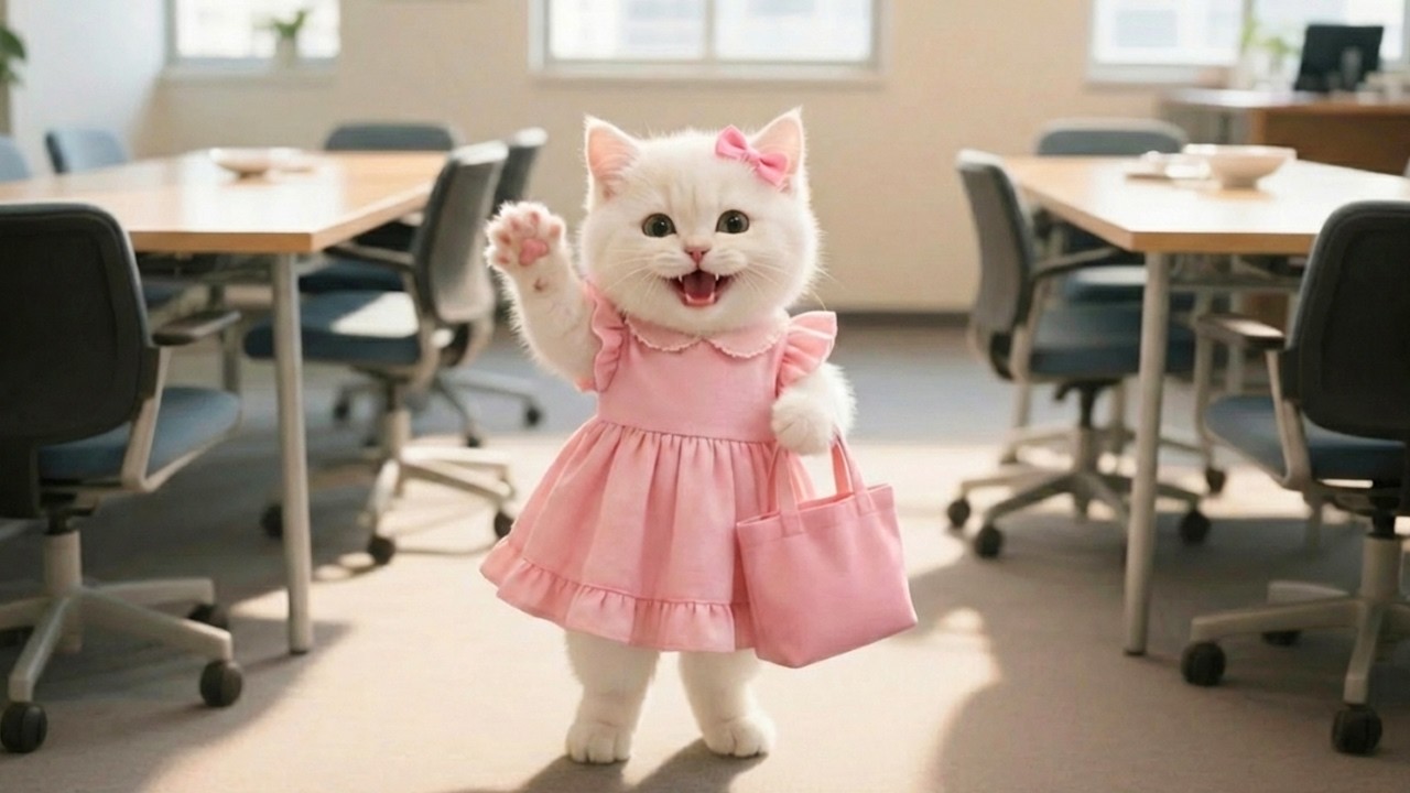 OMG! Kitten Nana Gets Lost At The Papa Cat's Office 🤘  Nana's Diary