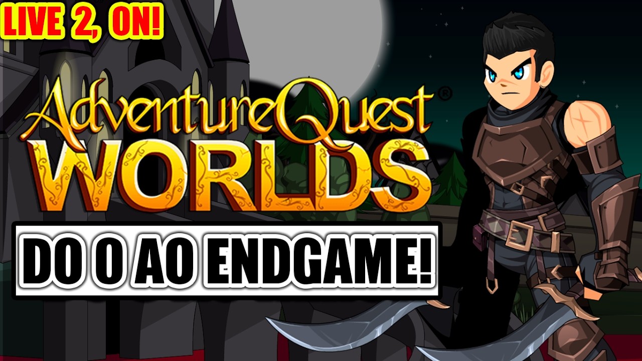 Live de AQW do 0 ao Endgame! Mais tarde, ajudando inscritos nos Ultra Bosses!