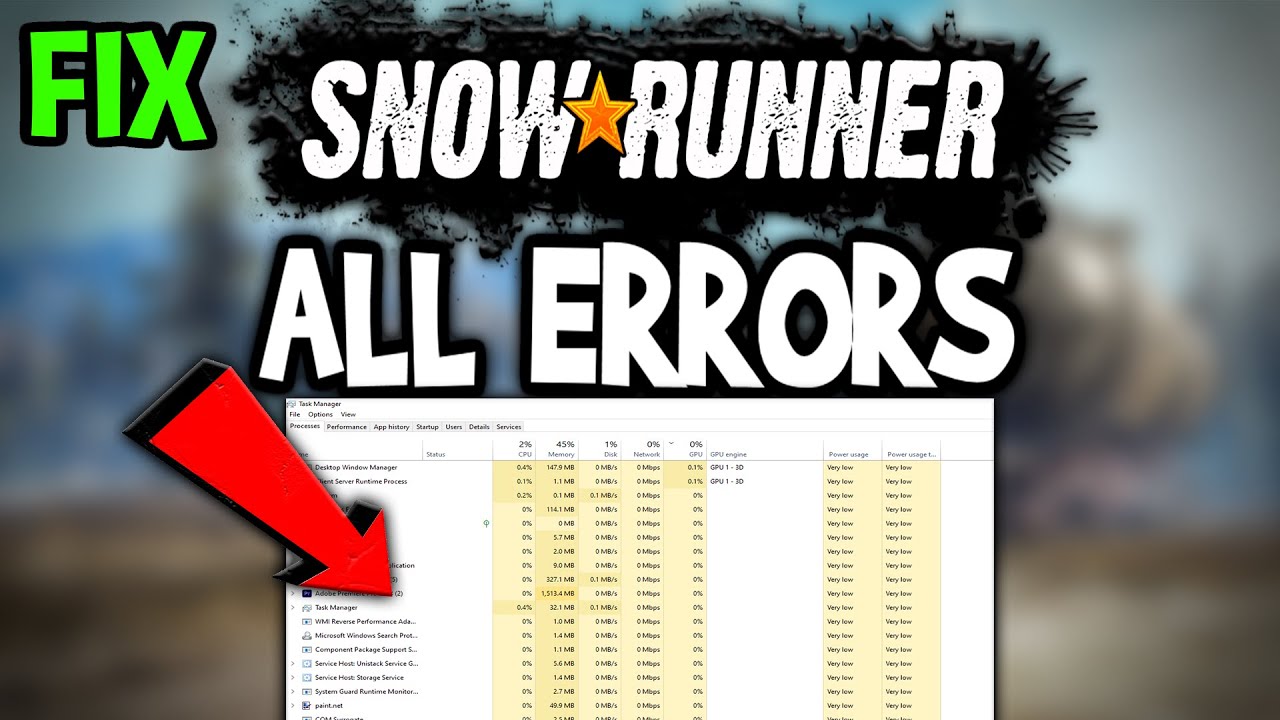 Snowrunner &ndash; How to Fix All Errors &ndash; Complete Tutorial