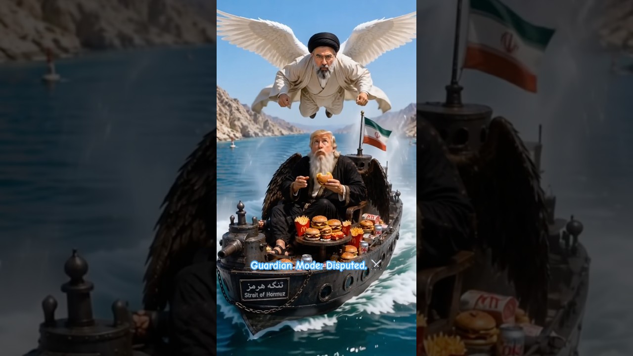 Guardian Mode: Disputed. ⚔️ #shorts #straitofhormuz #donaldtrump #mojtabakhamenei #iran #war #angel