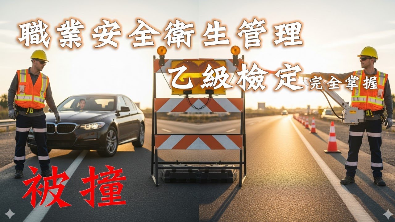 職安乙級！7分鐘搞懂「被撞」法規，輕鬆拿分就靠它！#職業安全衛生乙級技術士檢定#職業安全衛生設施規則2025