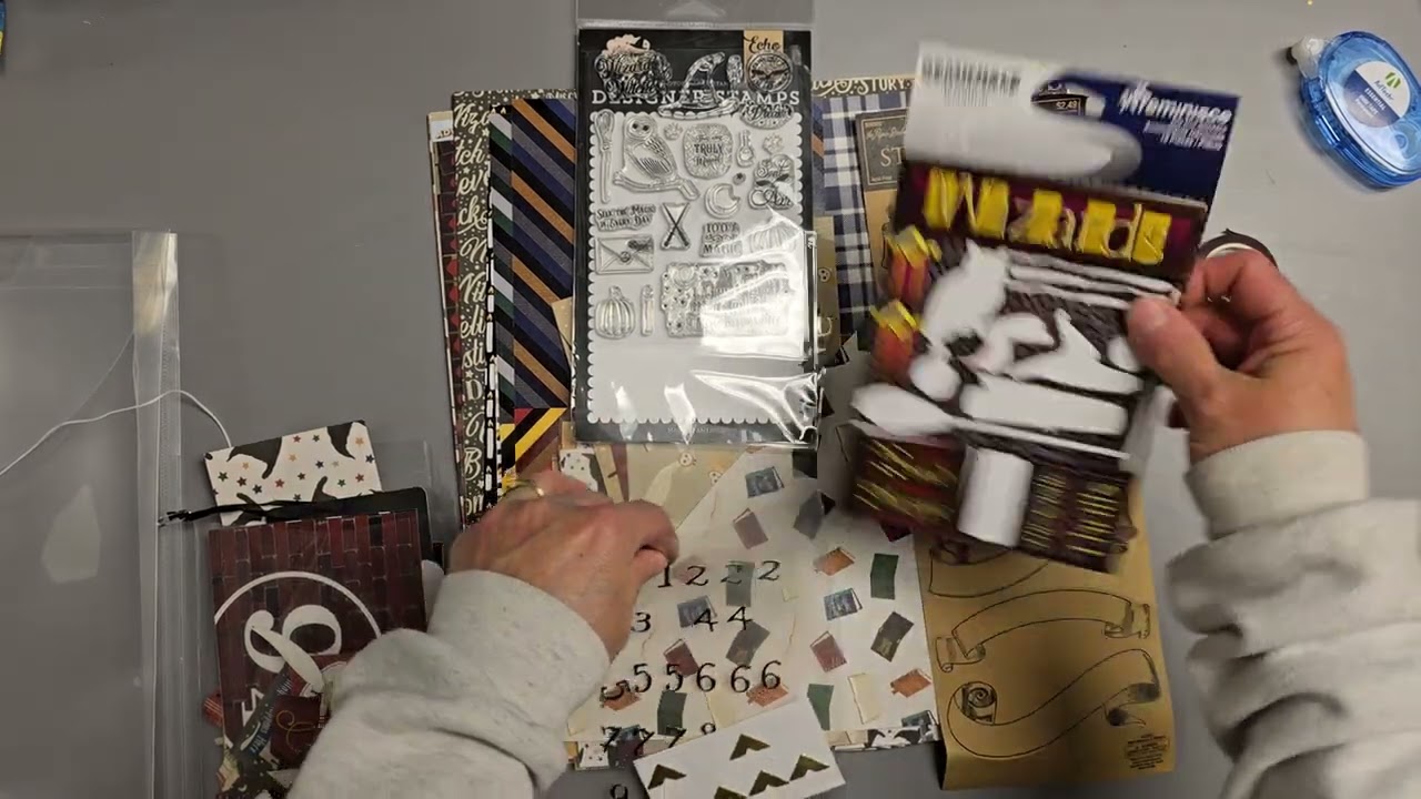 Scraproom Organization by Theme Series: Travel/Vacation/Disney/Harry Potter (part 1/2)