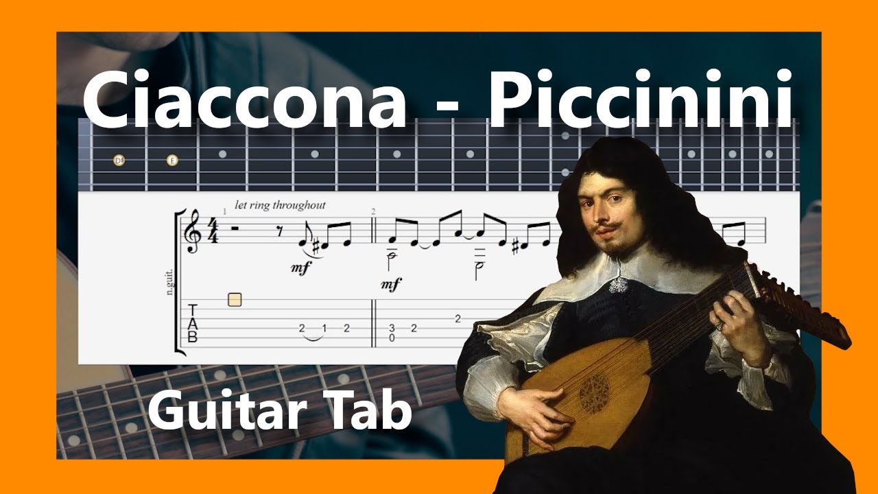 Ciaccona - Alessandro Piccinini - Guitar TAB