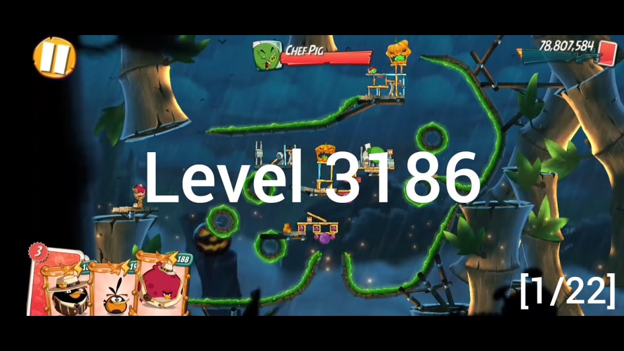 Angry Birds 2 level 3186