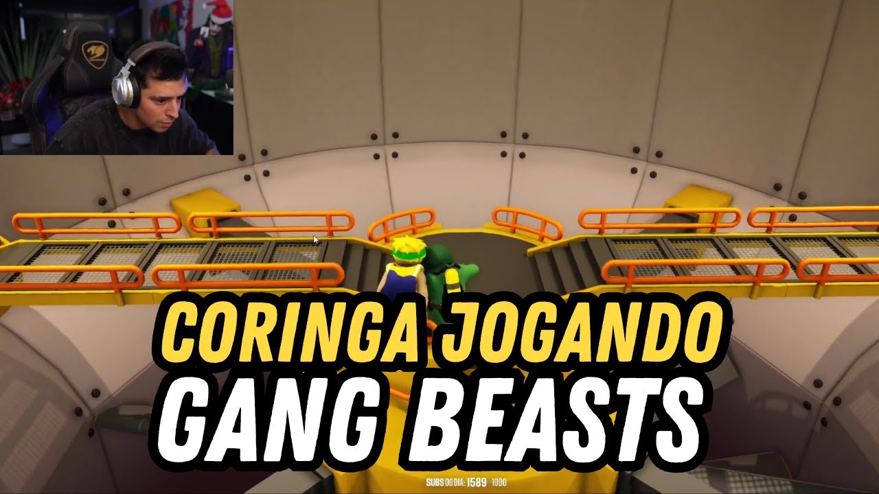 CORINGA JOGANDO GANG BEASTS!