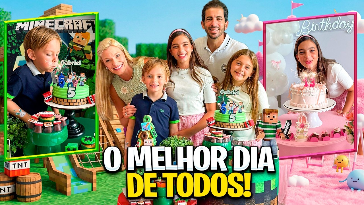 FESTA DE ANIVERS&Aacute;RIO LAURINHA 13 ANOS E GABRIEL 5 ANOS