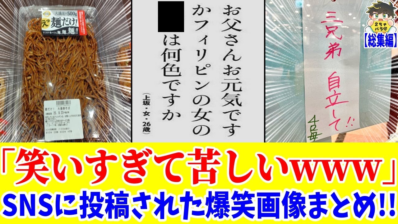 【総集編】リスナー投稿＆SNS投稿の神画像まとめwww笑ったら寝ろwww【ゆっくり】