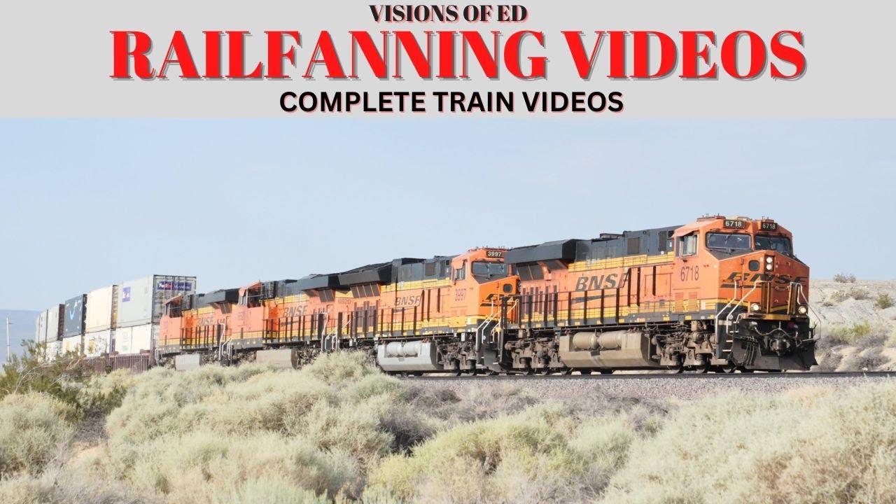 Railfanning Videos 2025 - Watch These Trains Go By in the Desert!