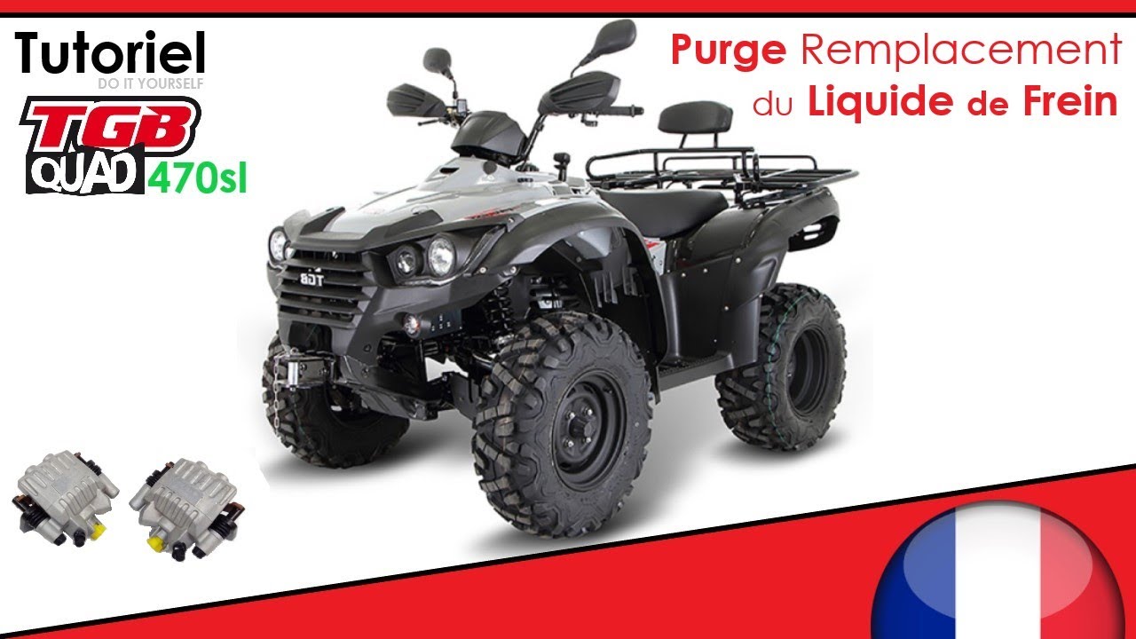 TGB Blade 470 SL - Remplacement et Purge du Liquide de Frein