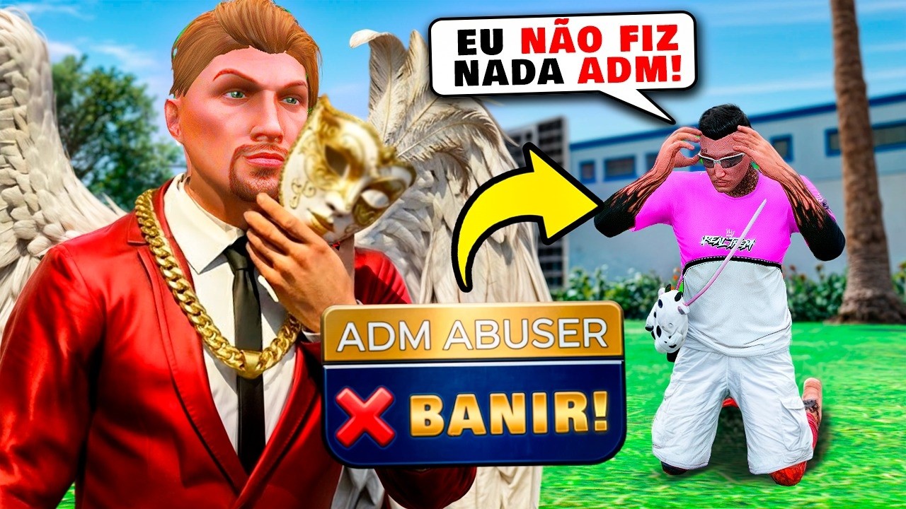 Usei meus PODERES de ADM pra SABOTAR PLAYERS!! (GTA 5 RP)