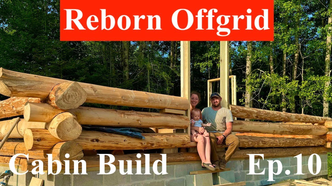 Maine Cabin Build Ep. 10 | Door Frames | Saddle Notches |