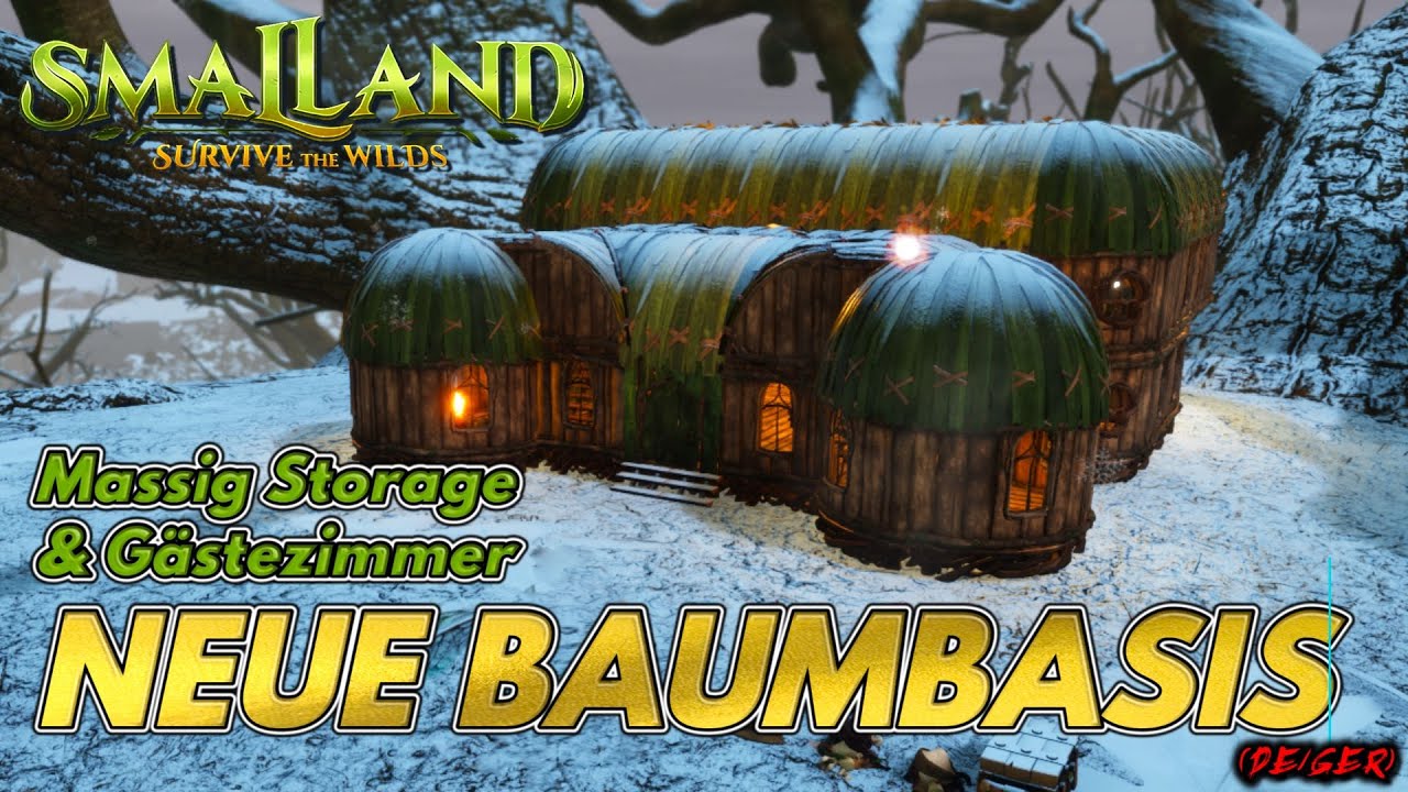 BAUMBASIS - TREE BASE mit großem LAGER & mit Gästezimmer | Coop Gameplay | Smalland 
