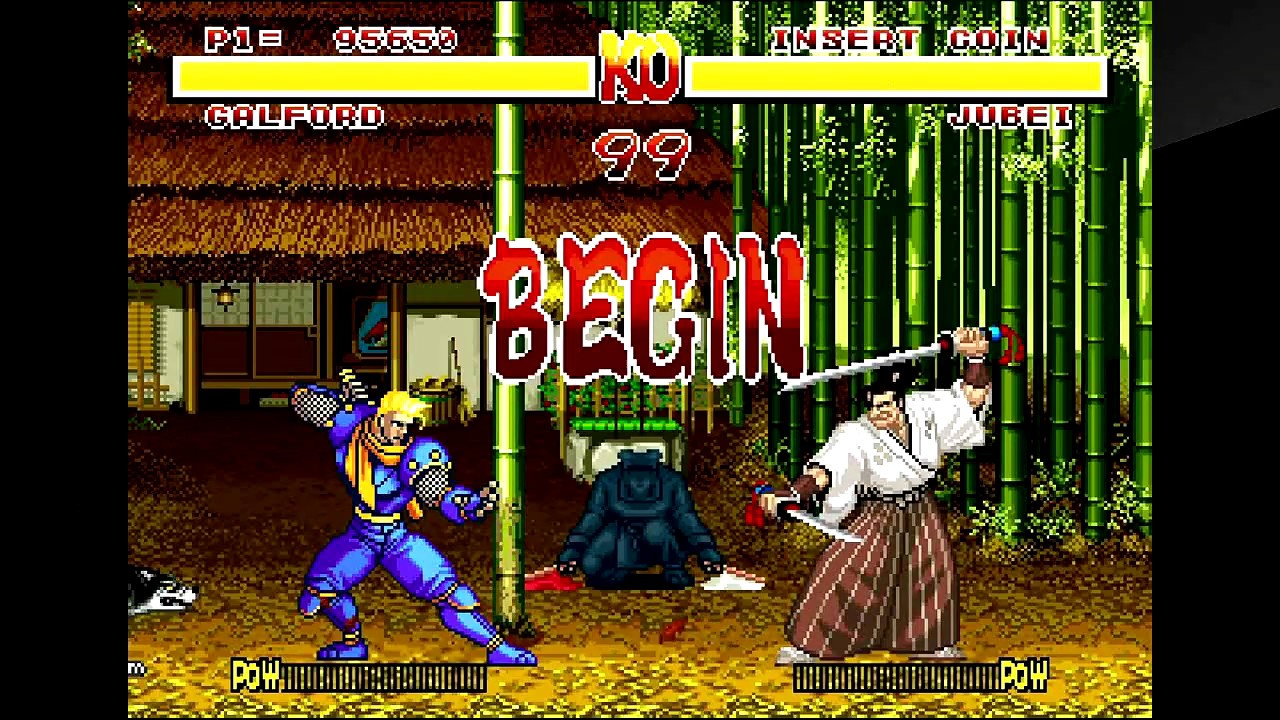 Samurai Shodown (PlayStation 4) Arcade as Galford