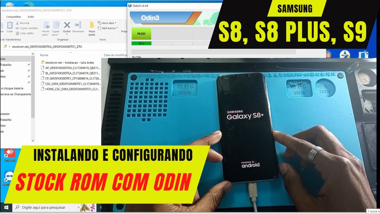 ROM SAMSUNG S8, S8 PLUS, S9... - Como Usar o Odin – Instalar ROM – downgrade/update - DETALHADO!