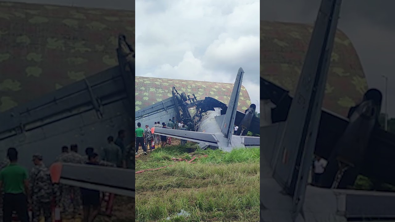 IAF AN-32 Aircraft Crashes During Landing In Assam&rsquo;s Jorhat