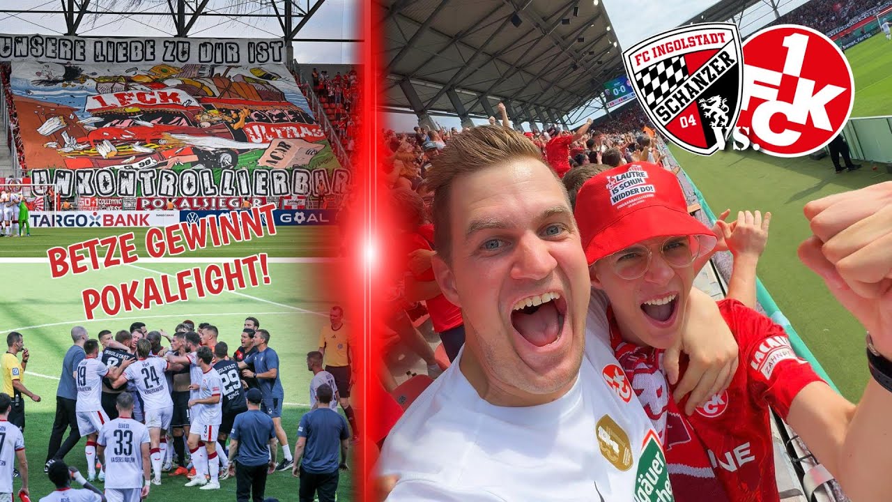 👹🔥🏆 MAUSE entscheidet hitziges POKALDUELL! | FC Ingolstadt - 1. FC Kaiserslautern | Stadionvlog