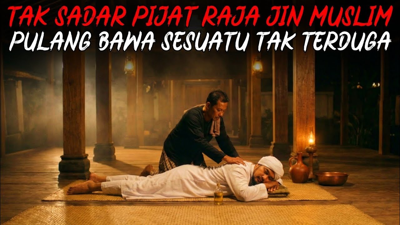 TAK SADAR PIJAT RAJA JIN MUSLIM MALAH DIAJARI CARA PIJAT YANG BENAR DAN DIBERI SESUATU TAK TERDUGA