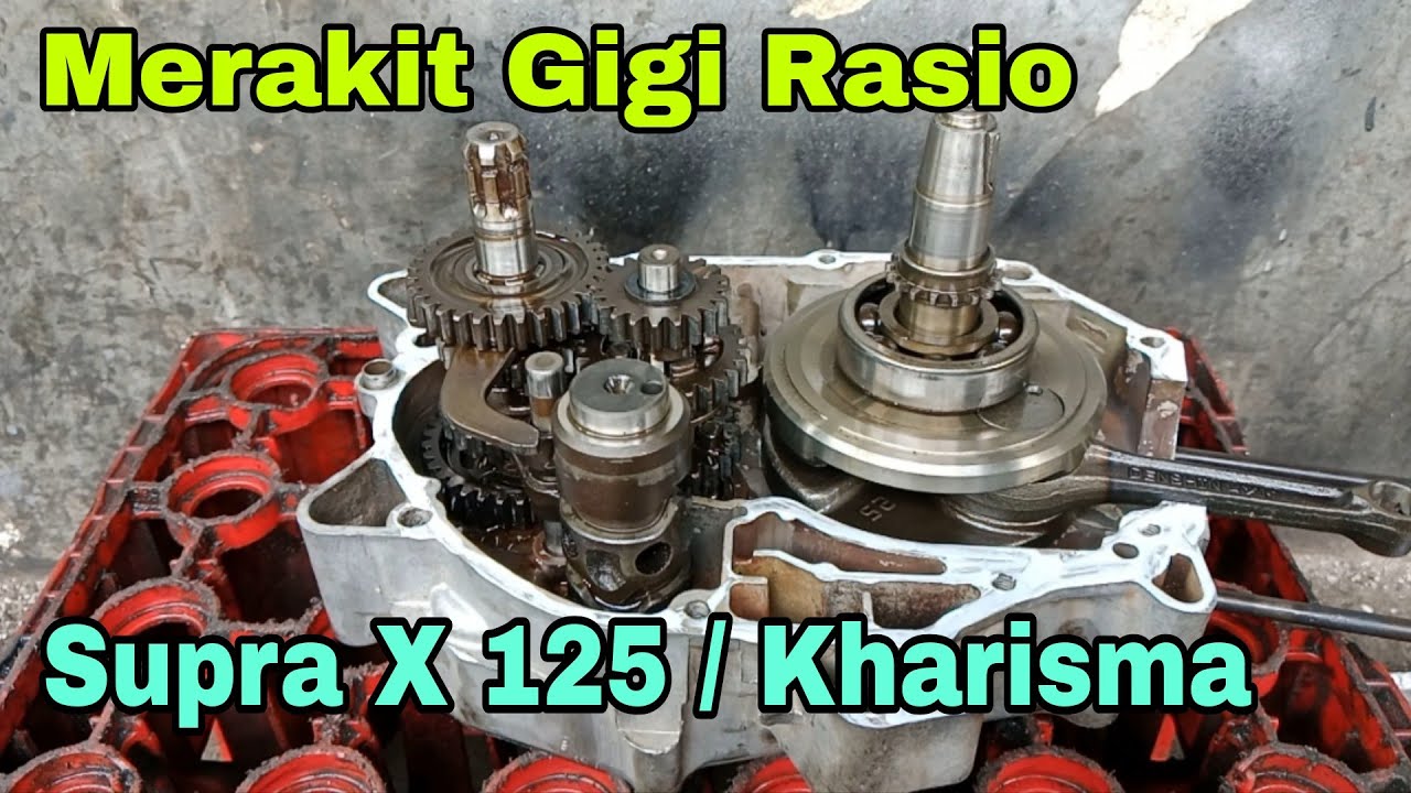 Merakit Gigi Rasio Supra X 125 / Kharisma @asmchannel1505 