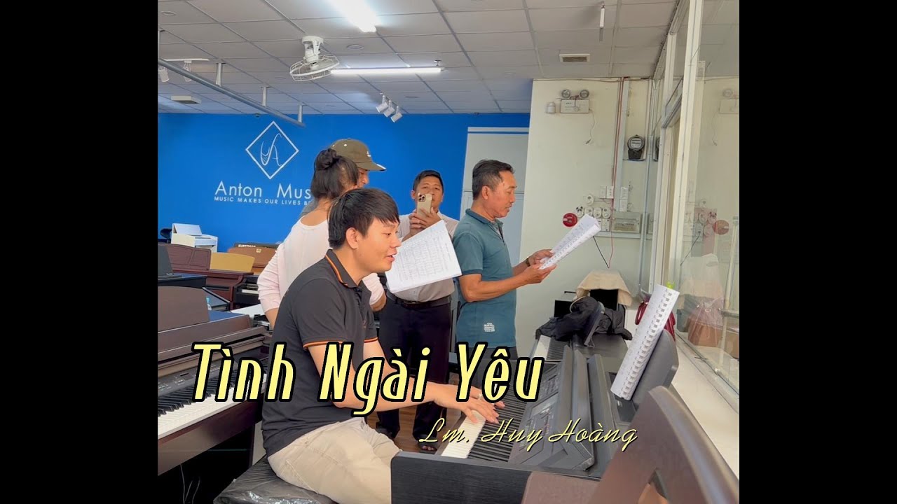 Tình Ngài Yêu | Lm Huy Hoàng | Piano CVP 605 | Anton Music