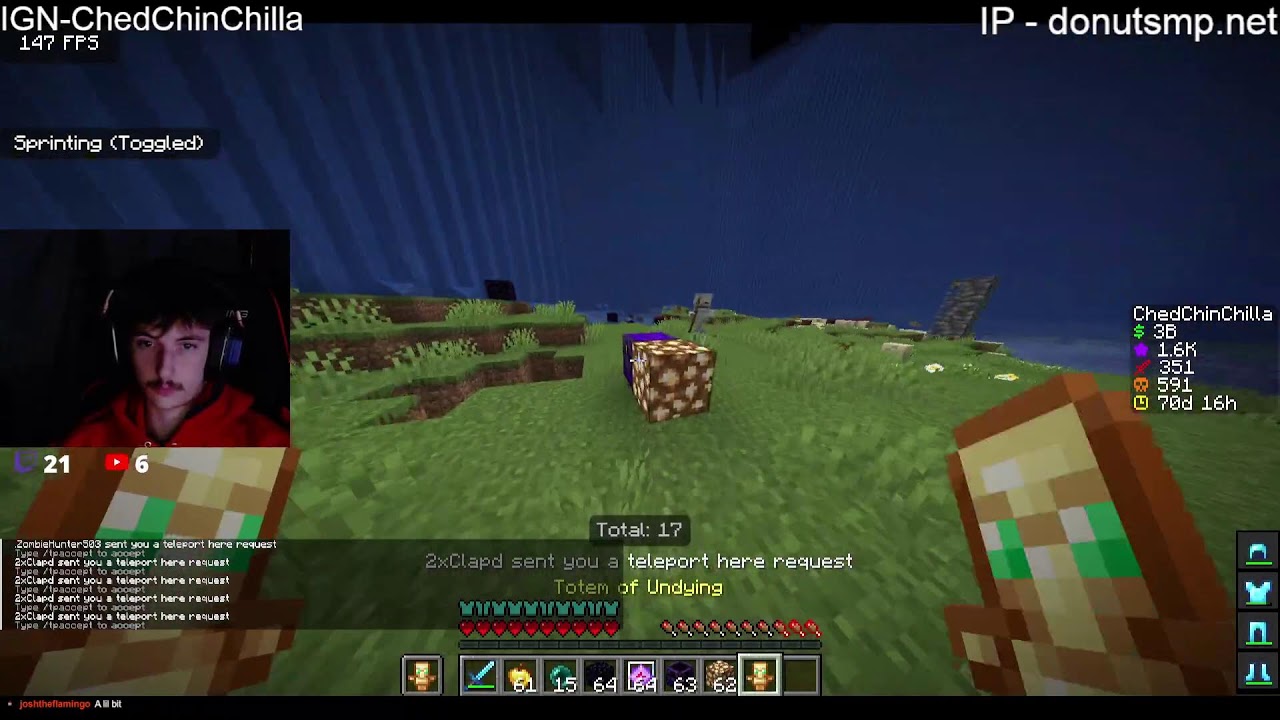 Donut SMP MASSIVE LD + 10M Per TP