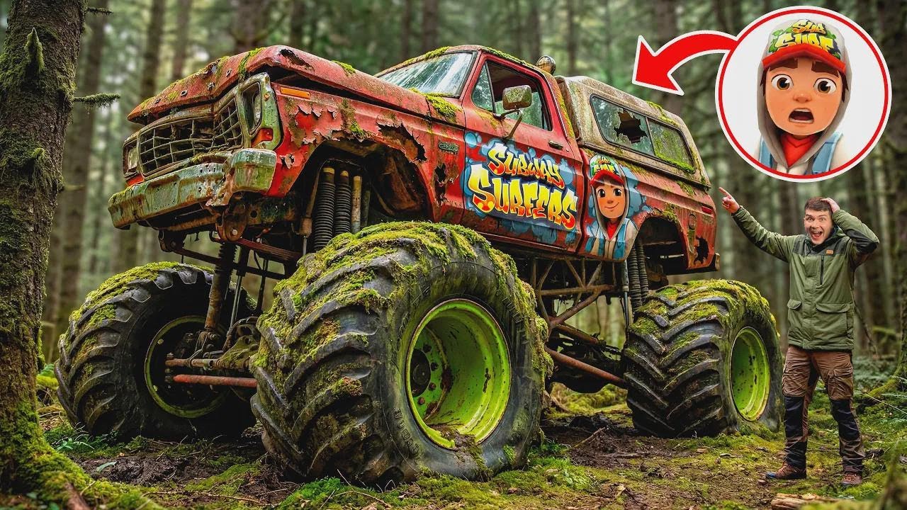 Pronašli smo napušteni MONSTER TRUCK iz Subway Surfersa usred šume! Kako je tamo završio?