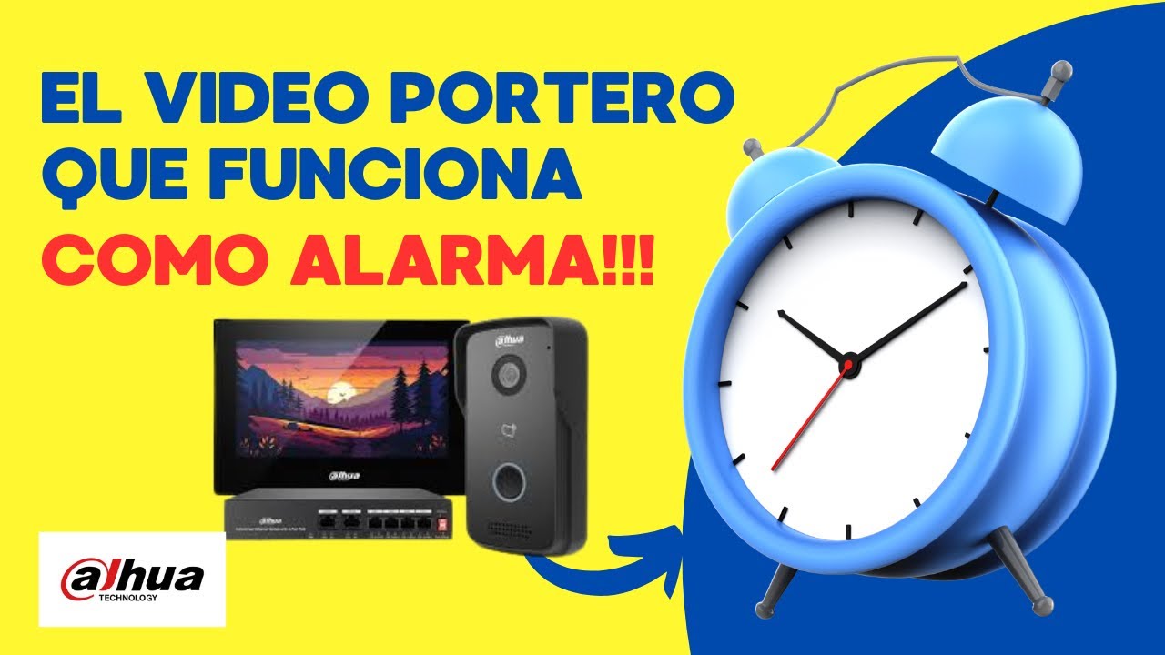 Conexión de video portero Dahua IP KTP03 como central de alarma