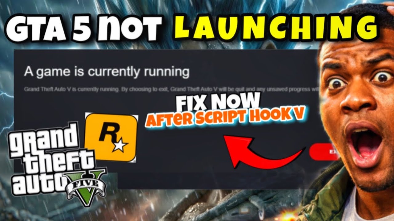 GTA 5 Not Launching? How To Fix GTA 5 Script Hook V Update Problem FIX | GTA 5 Already Running Error