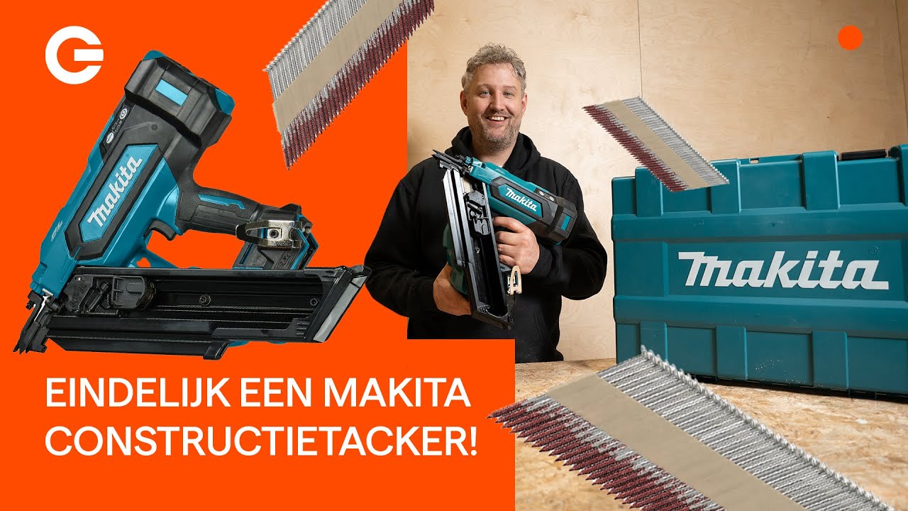 Nieuw! Eindelijk een Makita constructie tacker; Makita DBN900