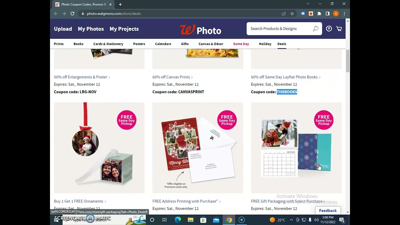 Walgreens Photo Coupon Promo Codes