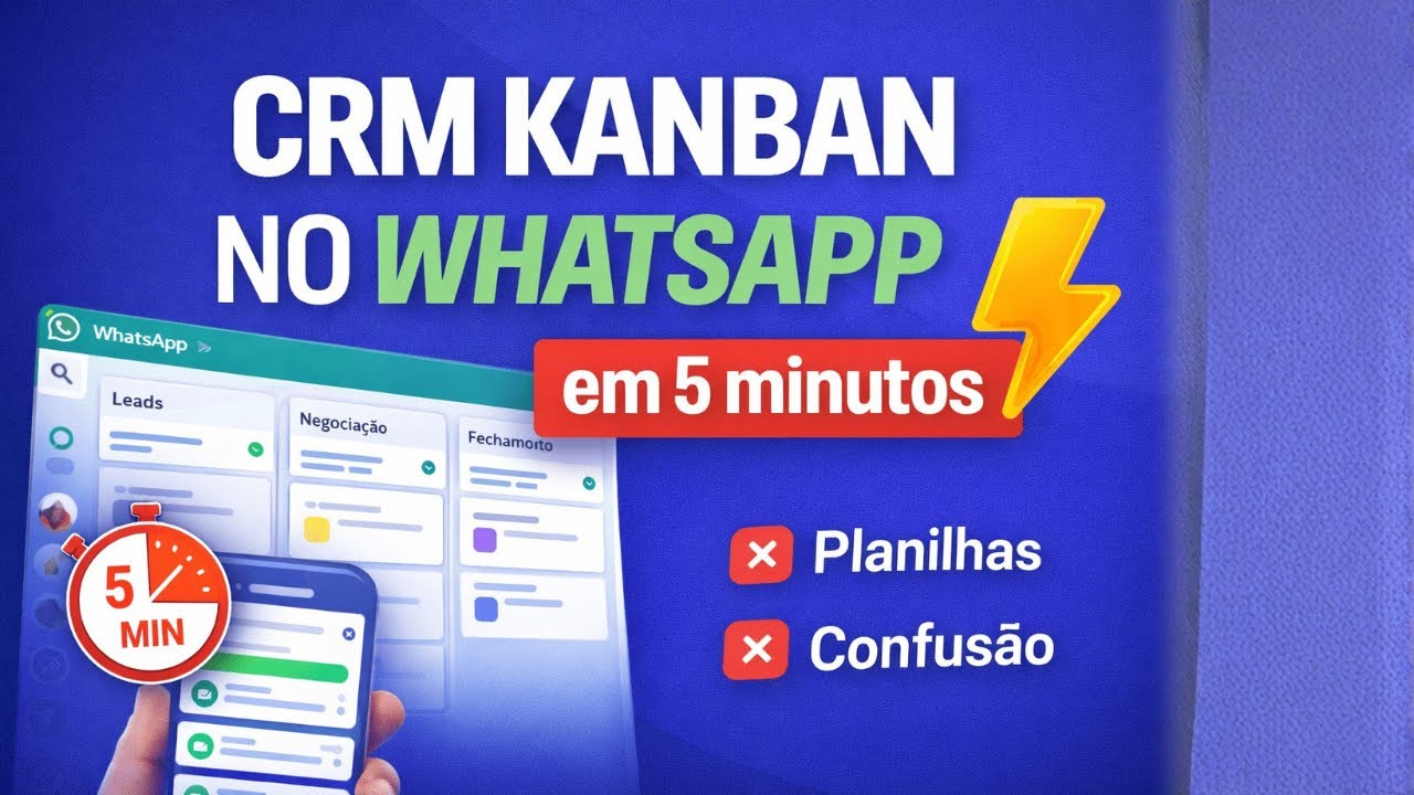 CRM Kanban no WhatsApp Web com WaSpeed 🚀 (em 5 MINUTOS ⏱️)