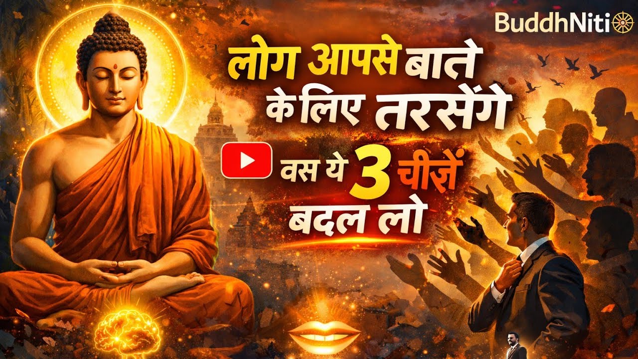 लोग आपसे बात करने के लिए तरसेंगे, बस ये 3 चीज़ें बदल लो | Self Transformation |BuddhNiti #motivation