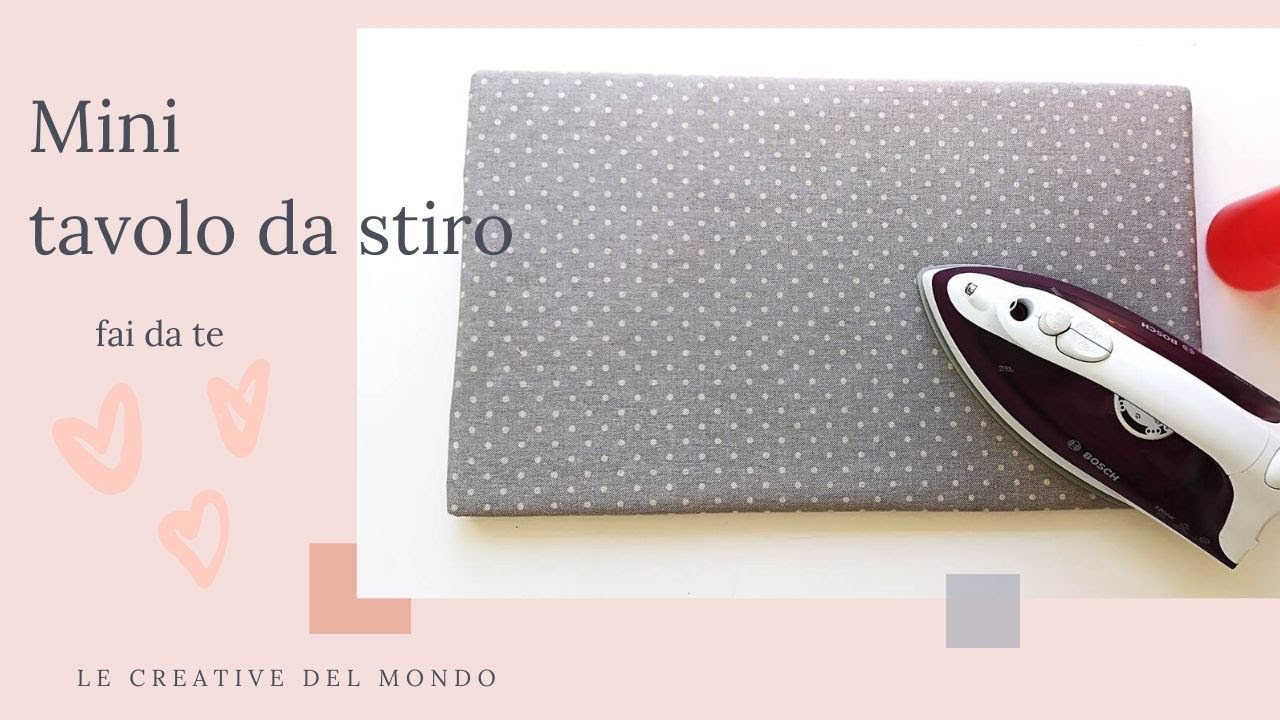 Mini asse da stiro - Tutorial fai da te
