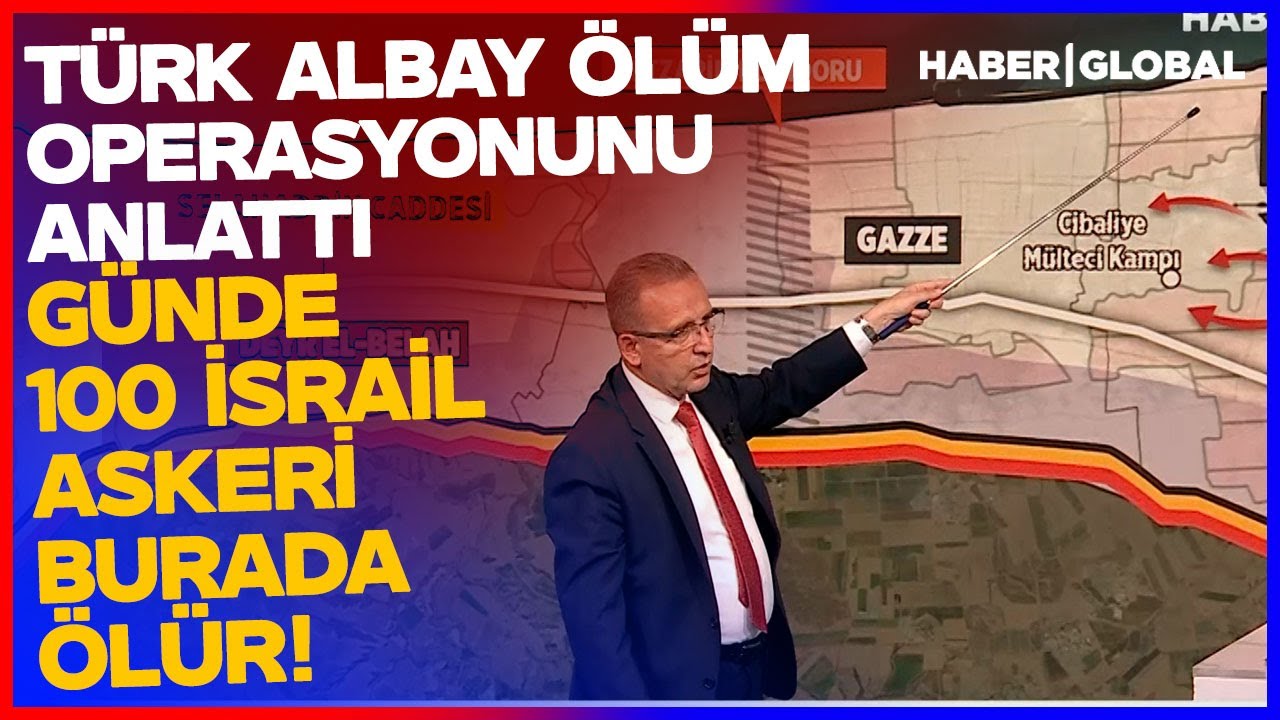 GÜNDE 100 İSRAİL ASKERİ ÖLÜR! Türk Albay Gazze'deki Saldırı Planını Haritada Analiz Etti