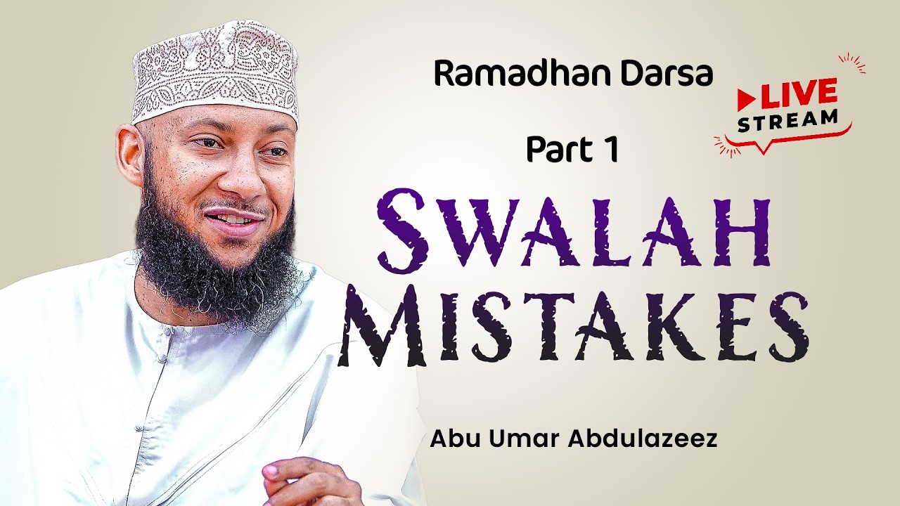 Common Swalah Mistakes (Pt. 1) - The Ideal MUSLIM
