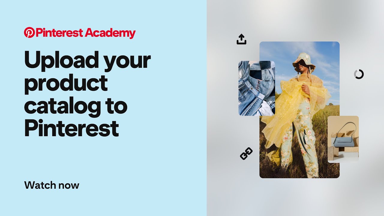 Upload your product catalog to Pinterest