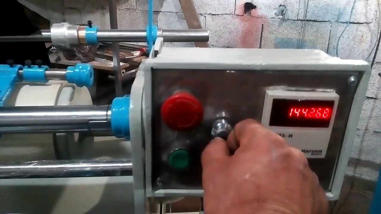 machine à fabrication de rouleaux en aluminium semi automatique 0558022091