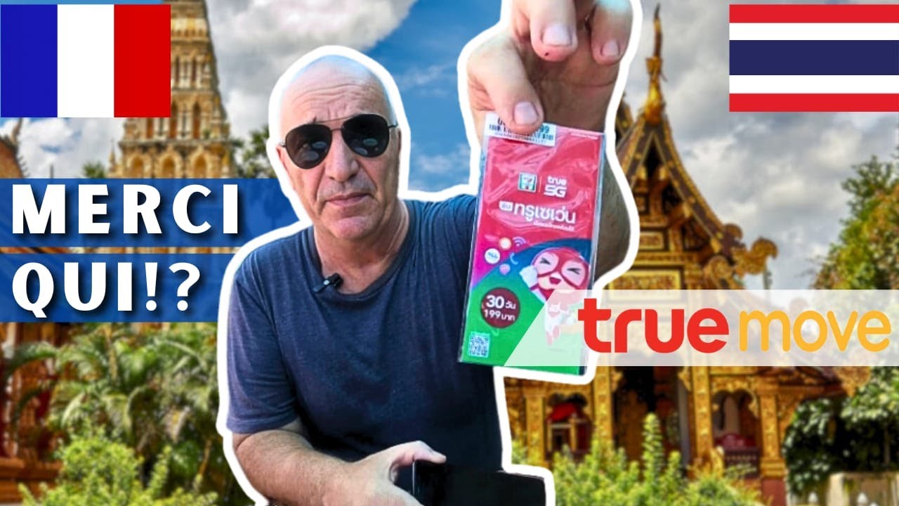 FR Internet mobile 5G, Thaïlande.  Achat d'une carte SIM, 199 Baht 1 mois de données !