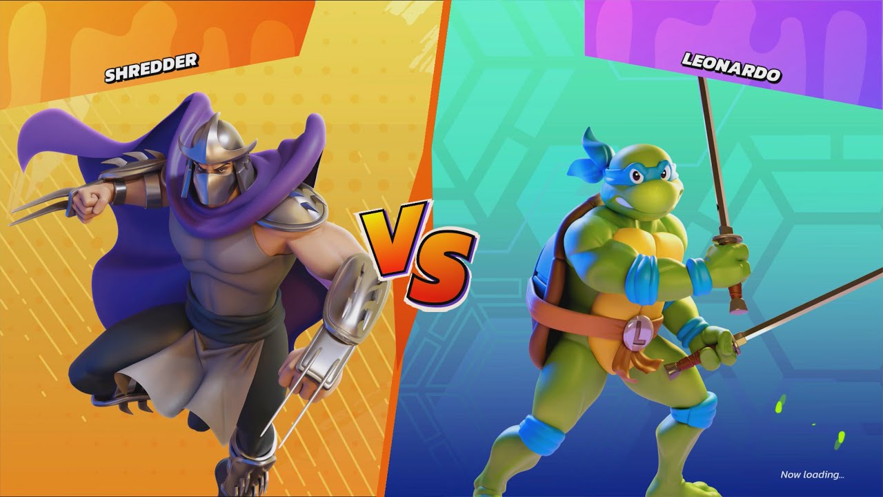 SHREDDER vs LEONARDO - Nickelodeon All-Star Brawl 2021