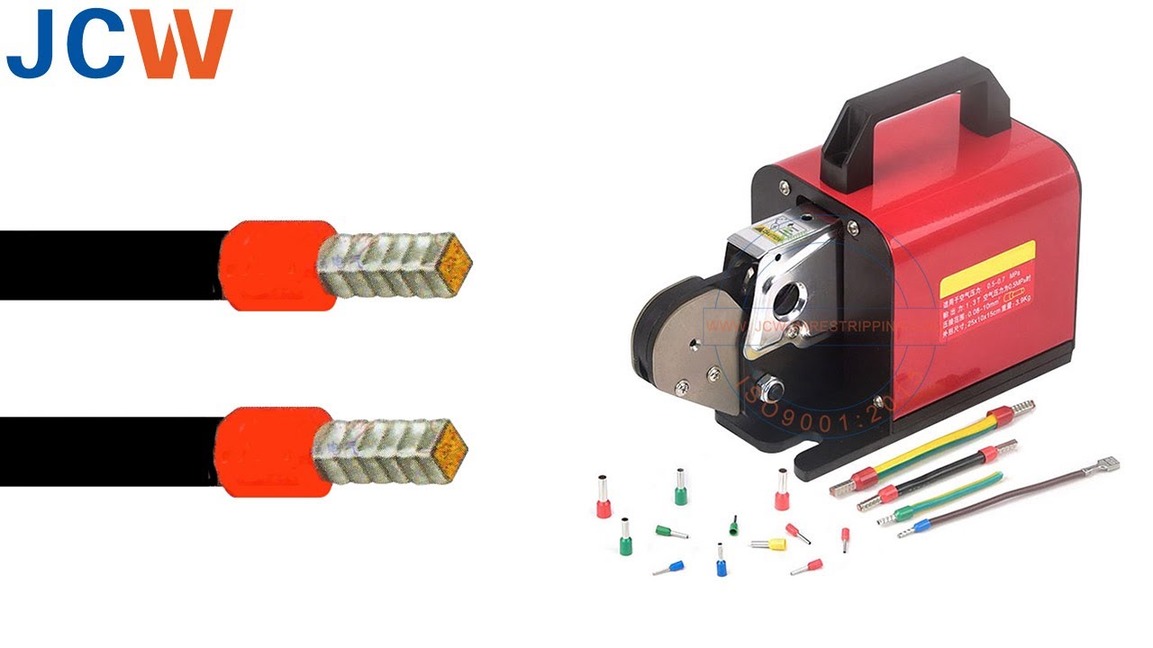 JCW-320S NEW Pre-insulated Terminal Bootlace Ferrule Crimping Machine