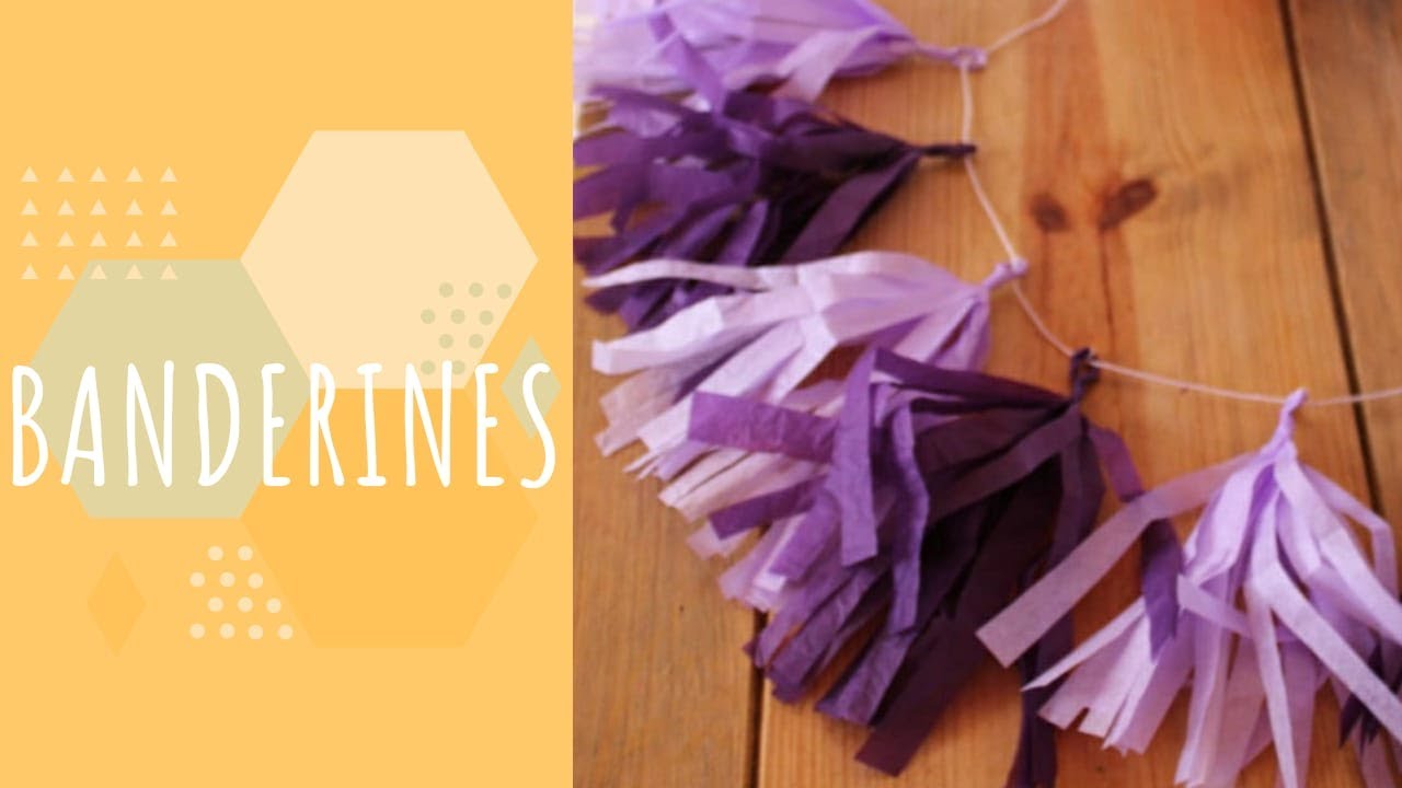 🤗DIY Tassel / Banderines / banderin pompon / paso a paso / Guirnalda✨