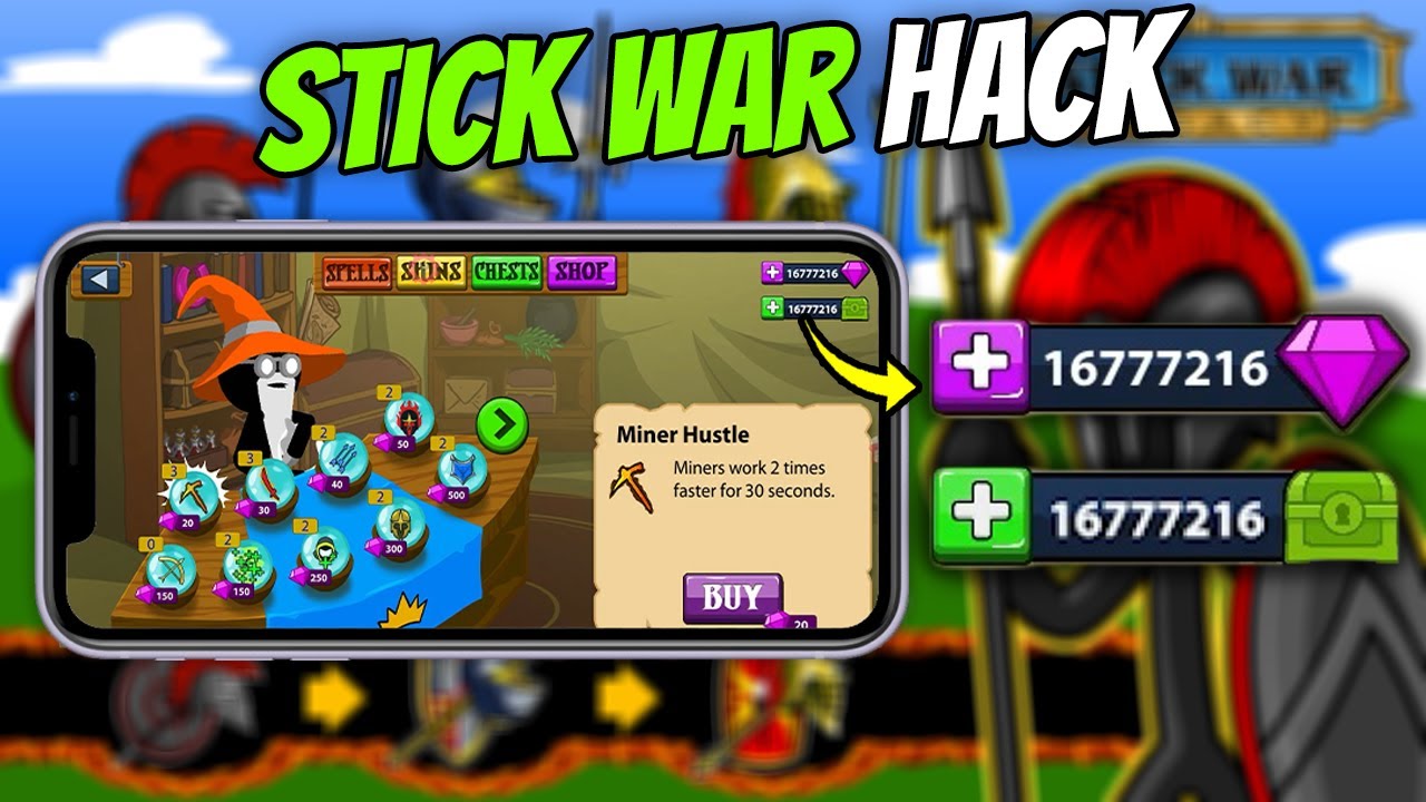 Stick War Legacy Hack/Mod - Unlimited Gems and Chests (iOS Android)