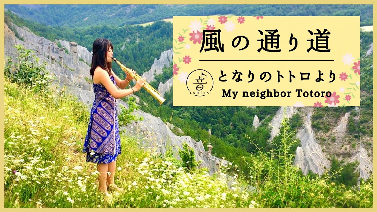 [ Saxophone ] 風のとおり道 / となりのトトロ [ My neighbor Totoro ]