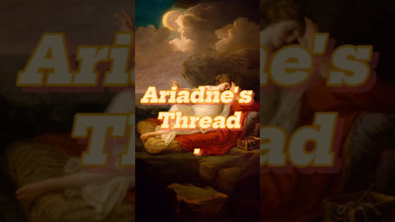 Ariadne&rsquo;s Thread  #ariadne #theseus #dionysus #greekmythology #classicart #arthistory #masterpiece
