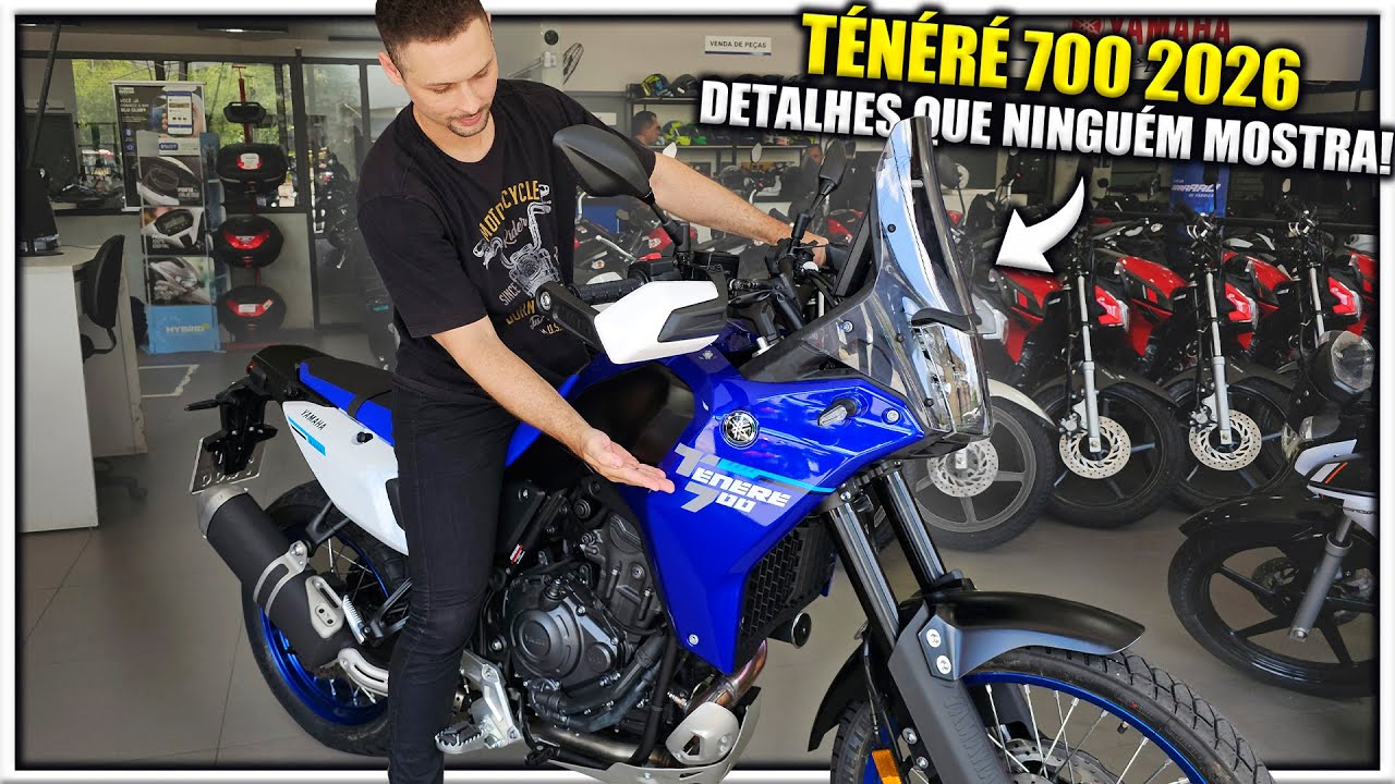 NOVA TÉNÉRÉ 700 2026: DETALHES QUE NINGUÉM MOSTRA!