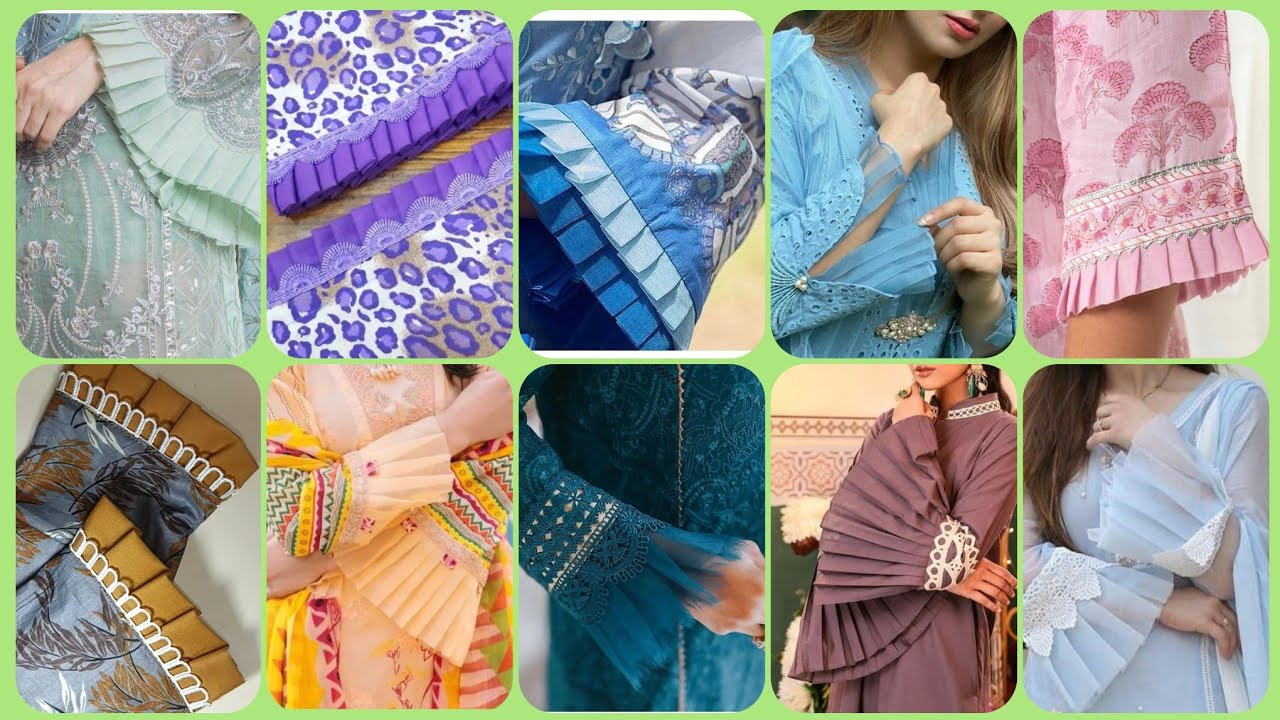 Top Class Fabulous Lace,Tissue & Fabric Frill Sleeves Design 2026/Elegant Sleeves/aasteen design 