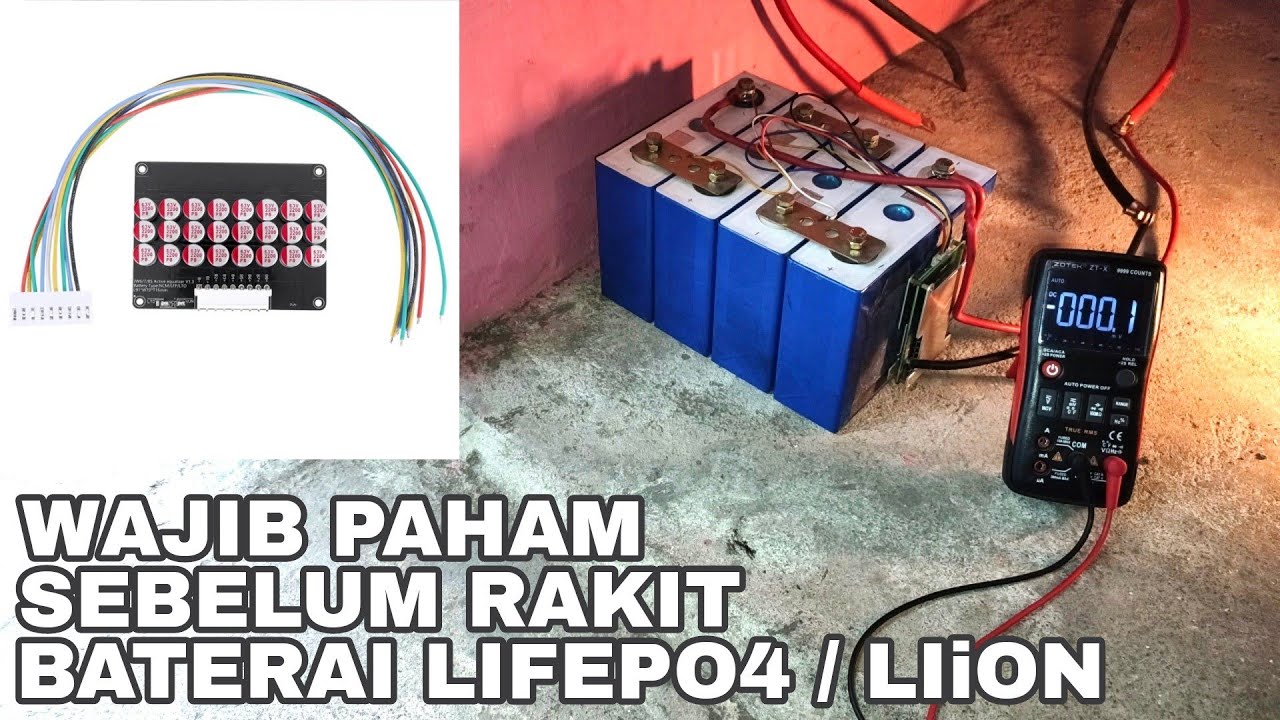Rahasia Balancer Aktif & BMS baterai lifepo4 liion  yang jarang dibahas Sejelas ini di youtube